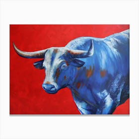 Bull Monolith Canvas Print