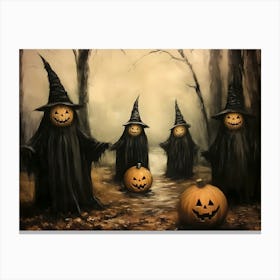 Witches In The Woods 4 Canvas Print