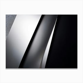 A Digital Render Illustrating An Abstract Design Made On A Metallic Alloy Sheet Catching The Indust (1) Canvas Print