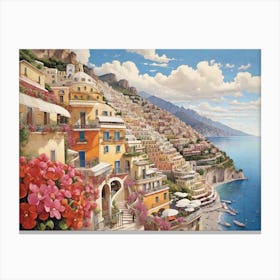 Positano 1 Canvas Print