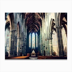 Inside Of A Cathedral 1 Canvas Print