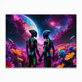 Interstellar Love 2 Canvas Print