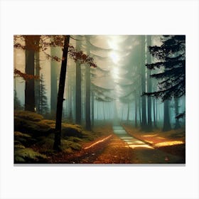Road In The Forest 5 Canvas Print