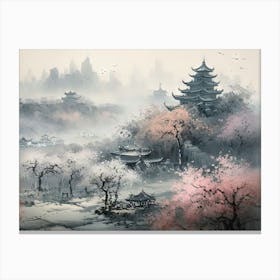 Chinese Landscape Painting 23 Canvas Print