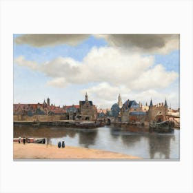 Johannes Vermeer View Of Delft Canvas Print