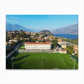 Italy, Bellagio, Lago di Como Print. Poster italiano. Foto aerea. Italy Wall Art. Canvas Print