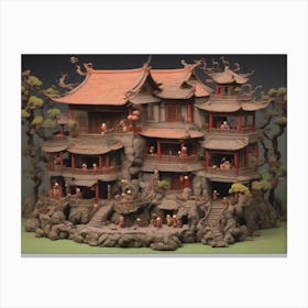Chinese House Canvas Print