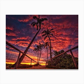 Sunrise paradise Canvas Print