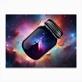 Jar Of Stars Canvas Print