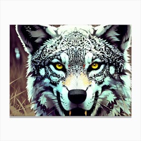 Wolf art 14 Canvas Print