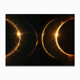 Eclipse Of The Sun 10 Canvas Print