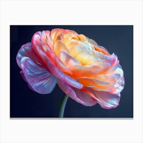 Peony Flower 6 Canvas Print