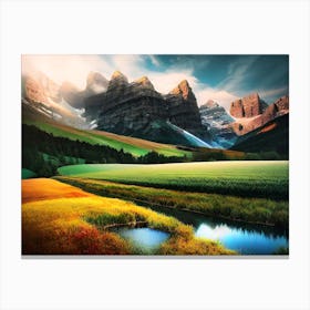 Mountain Landscape 3 Canvas Print