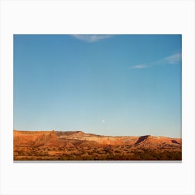 Ghost Ranch Sunset III on Film Canvas Print