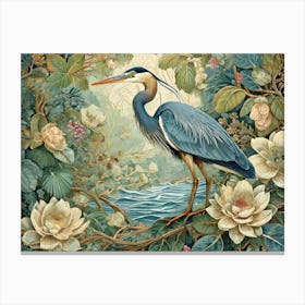 Blue Heron Canvas Print