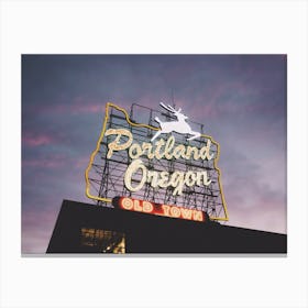 Portland Oregon Canvas Print