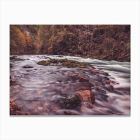 Autumn River Canvas Print