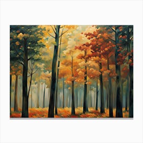 Autumn Forest 8 Canvas Print