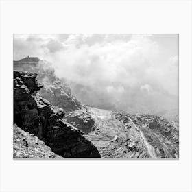 View of mountains in Yemen Canvas Print
