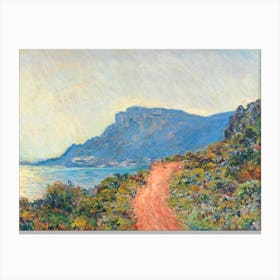 La Corniche Near Monaco (1884), Claude Monet Canvas Print