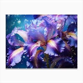 Purple Iris 1 Canvas Print