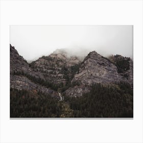 Evergreen Mountains Canvas Print