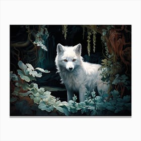 Arctic Fox 4 Canvas Print