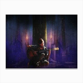 Ellie Characters The Last Of Us Video Game Canvas Print