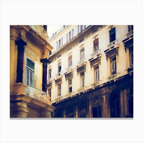 Balconies Of Havana 1 Canvas Print