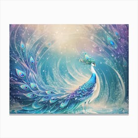 Spirit Peacock 4 Canvas Print