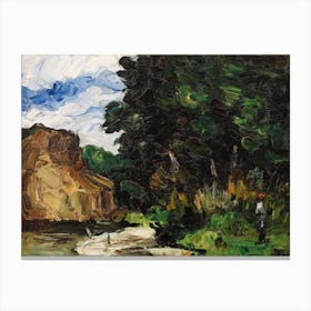 River Bend, Paul Cézanne Canvas Print