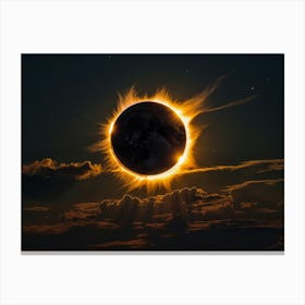 Solar Eclipse 5 Canvas Print