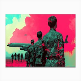 Korean Soldiers Canvas Print