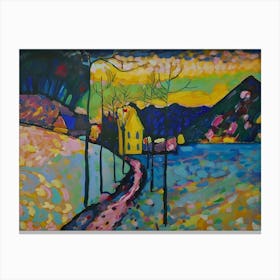 Wassily Kandinsky House In The Snow Canvas Print