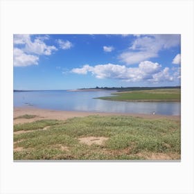 Crymlyn Burrows and Neath River Estuary Canvas Print