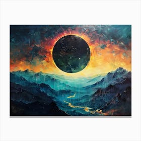 Total Solar Eclipse 3 Canvas Print