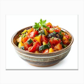 Vegetable Salad In A Bowl Canvas Print