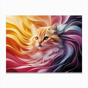 Orange Cat 1 Canvas Print