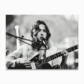 Clairo Performs At The Forum At The Forum On March 10, 2020 In Inglewood, California Canvas Print