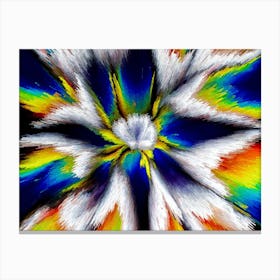 Acrylic Extruded Painting 433 Canvas Print