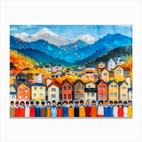 Village Canvas Print