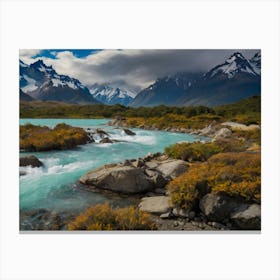 Chilean River Canvas Print