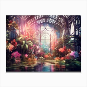 Hd Wallpaper Botanical Garden Canvas Print