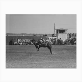 Untitled Photo, Possibly Related To Fancy Riding Demonstration At The Rodeo Of The San Angelo Fat Stock Show, Canvas Print