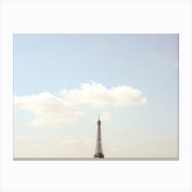 Paris Eiffeltower Minimal Canvas Print