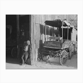 Untitled Photo, Possibly Related To Old Livery Stable, East Side, New York City By Russell Lee Canvas Print