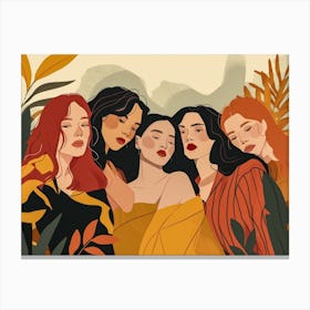 Kpop Girl Group Canvas Print