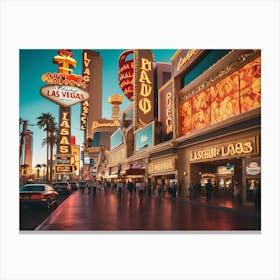 Las Vegas BLVD Canvas Print