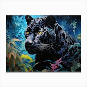 Black Panther 4 Canvas Print