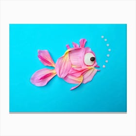 Pink fish Canvas Print